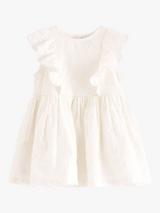 John Lewis Heirloom Collection Baby Linen Christening Dress Bloomer Set White