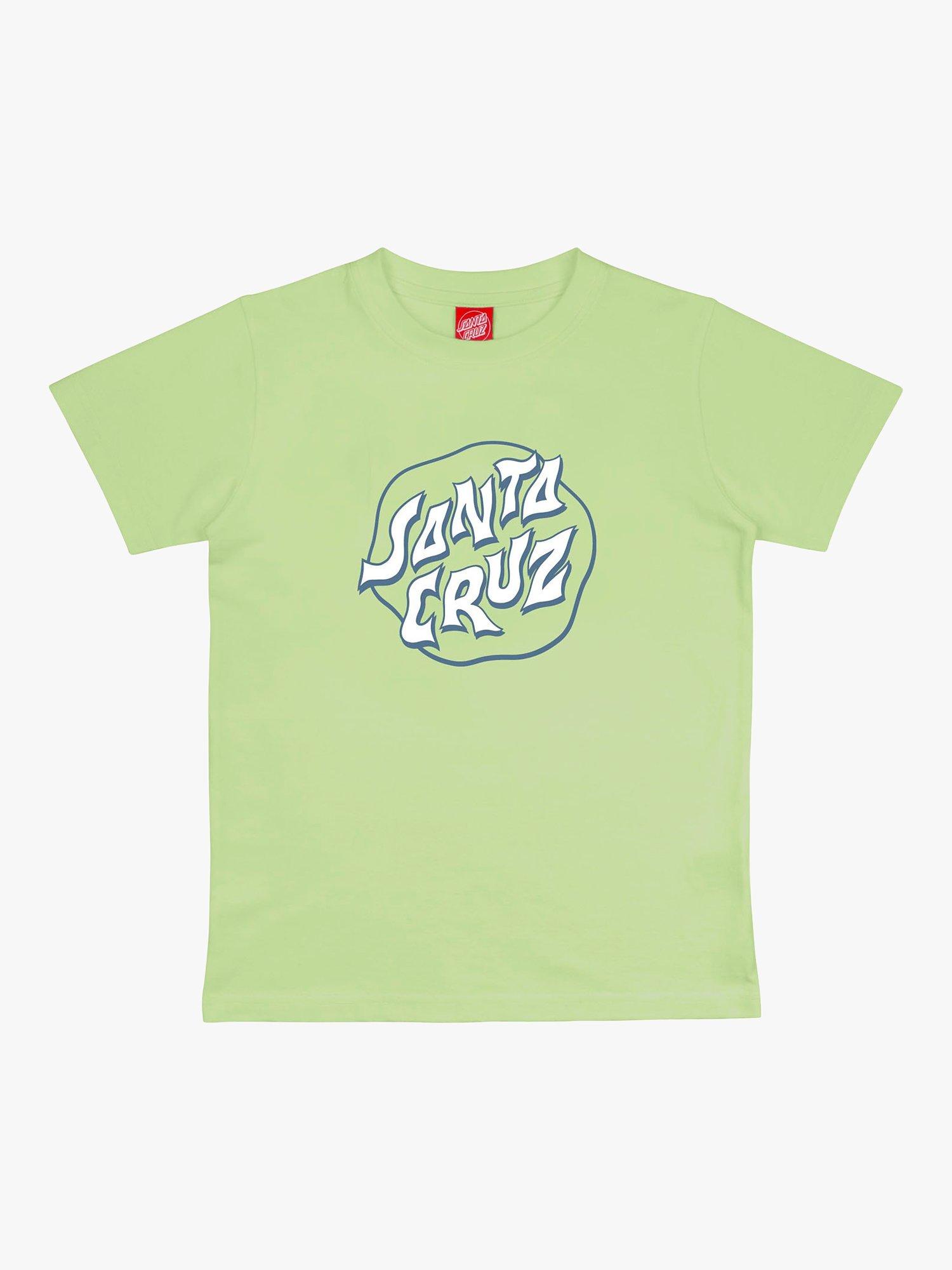 Santa Cruz Kids' Logo Cotton T-Shirt, Matcha Green