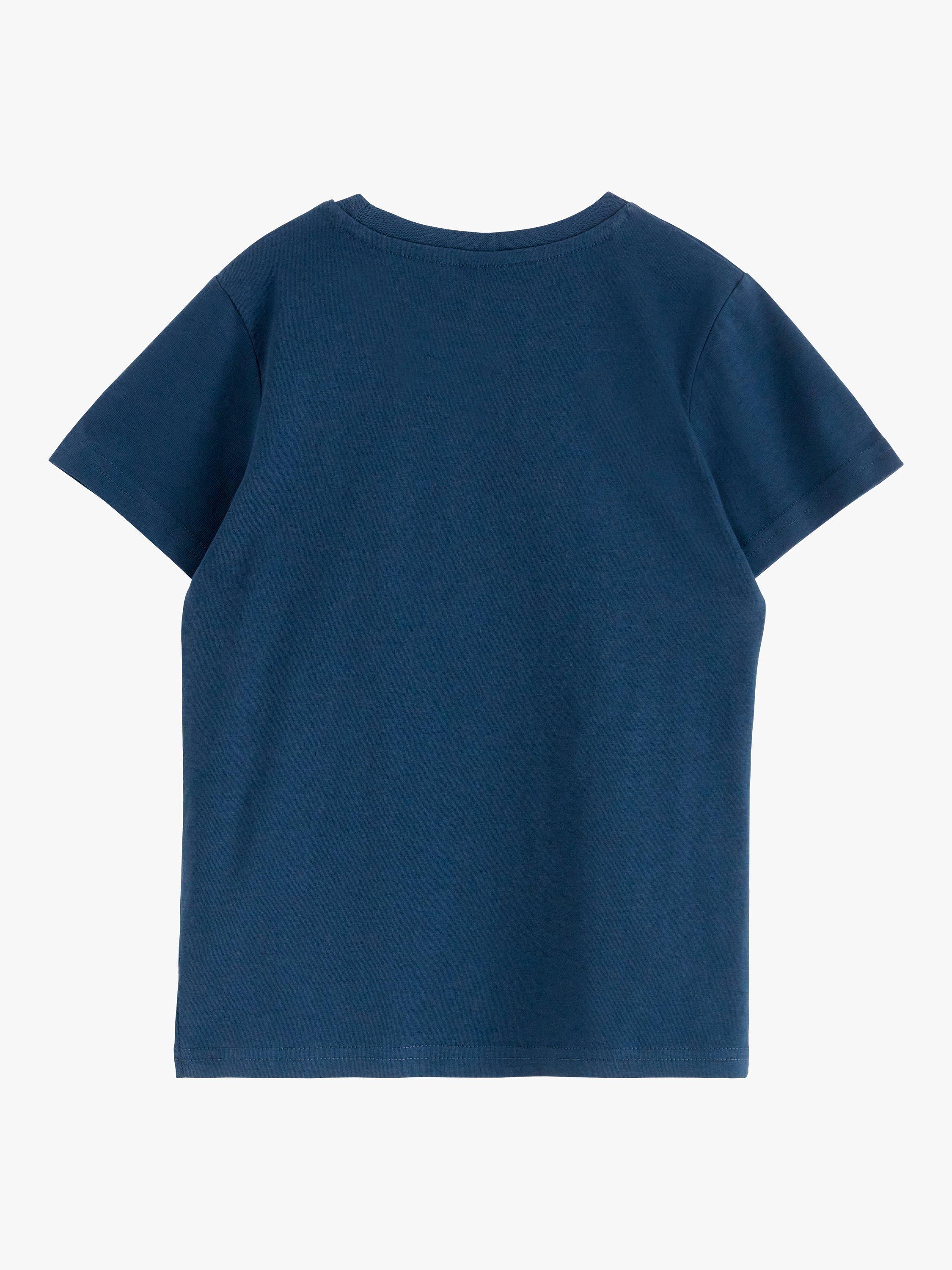 Product image 5 of 6, which shows Lindex Kids' Monster Truck  Reversible Sequin Short Sleeve T-Shirt, Dark Blue, 6-8 years