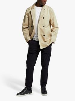Guards London Dartmouth Water Repellent Peacoat, Stone - view 2, Stone