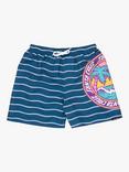 Santa Cruz Kids' Paradise Stripe Swim Shorts