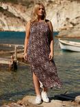 Live Unlimited Petite Ditsy Jersey Maxi Dress, Multi