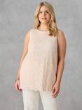 Live Unlimited Lace Sleeveles Top, Pink