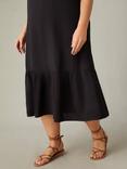 Live Unlimited V-Neck Midi Dress, Black