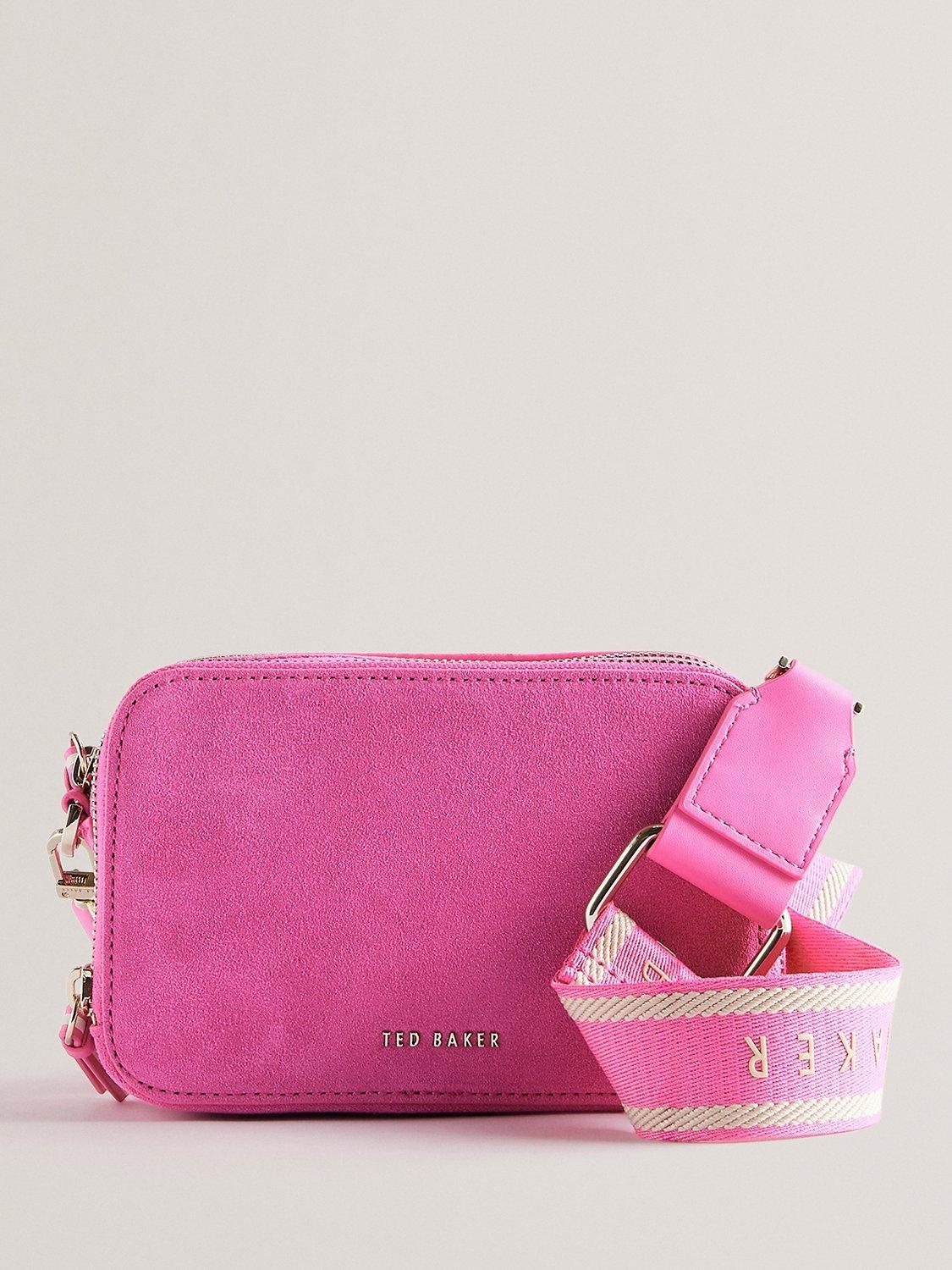 Ted Baker Stunnas Mini Crossbody Camera Bag, Hot Pink
