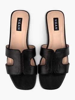V.GAN Vegan Bok Sandals - view 2, Black
