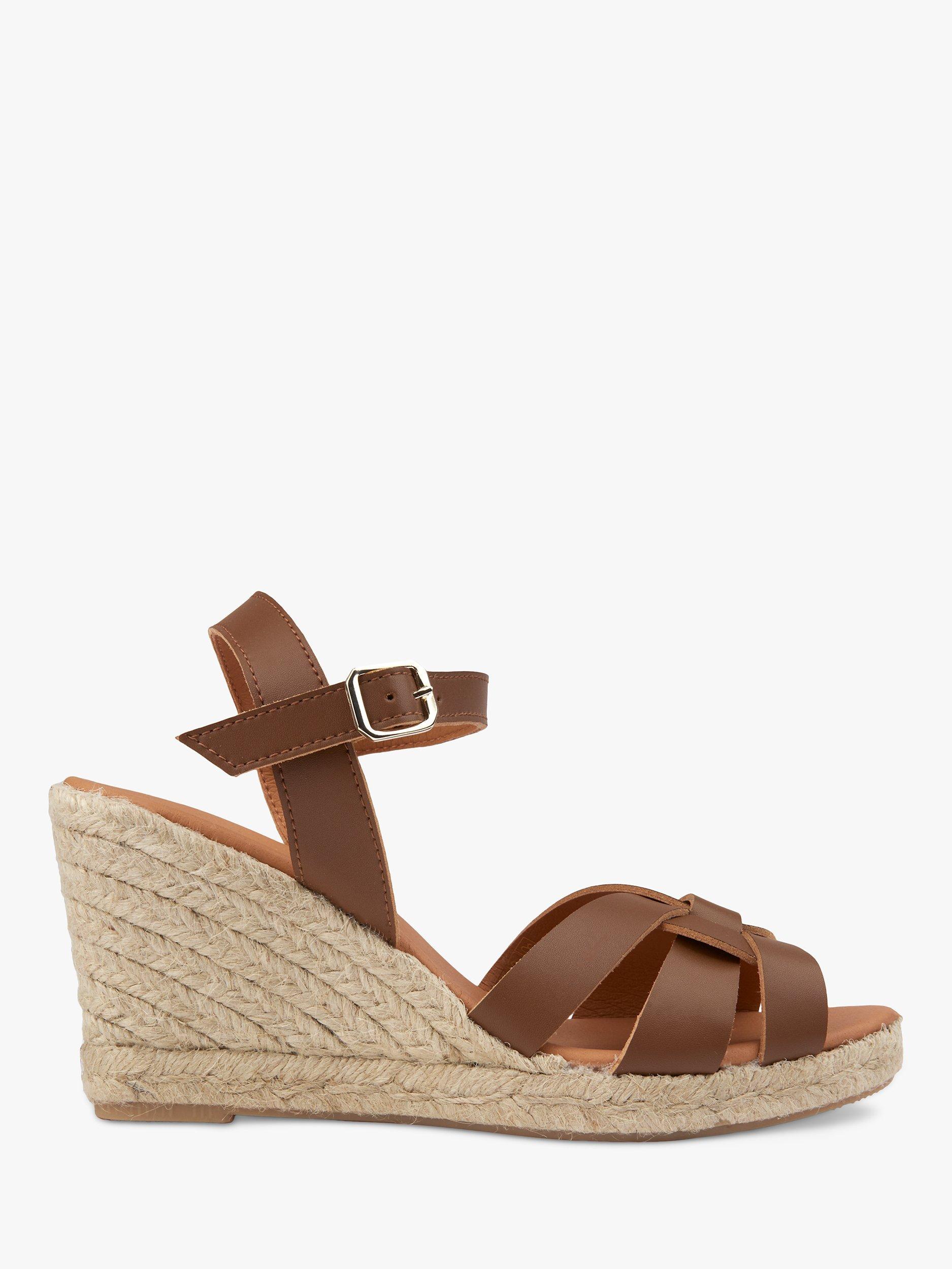 V.GAN Vegan Rhubarb Wedge Heel Sandals, Tan