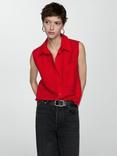 Mango Lim Sleevless Blouse, Red