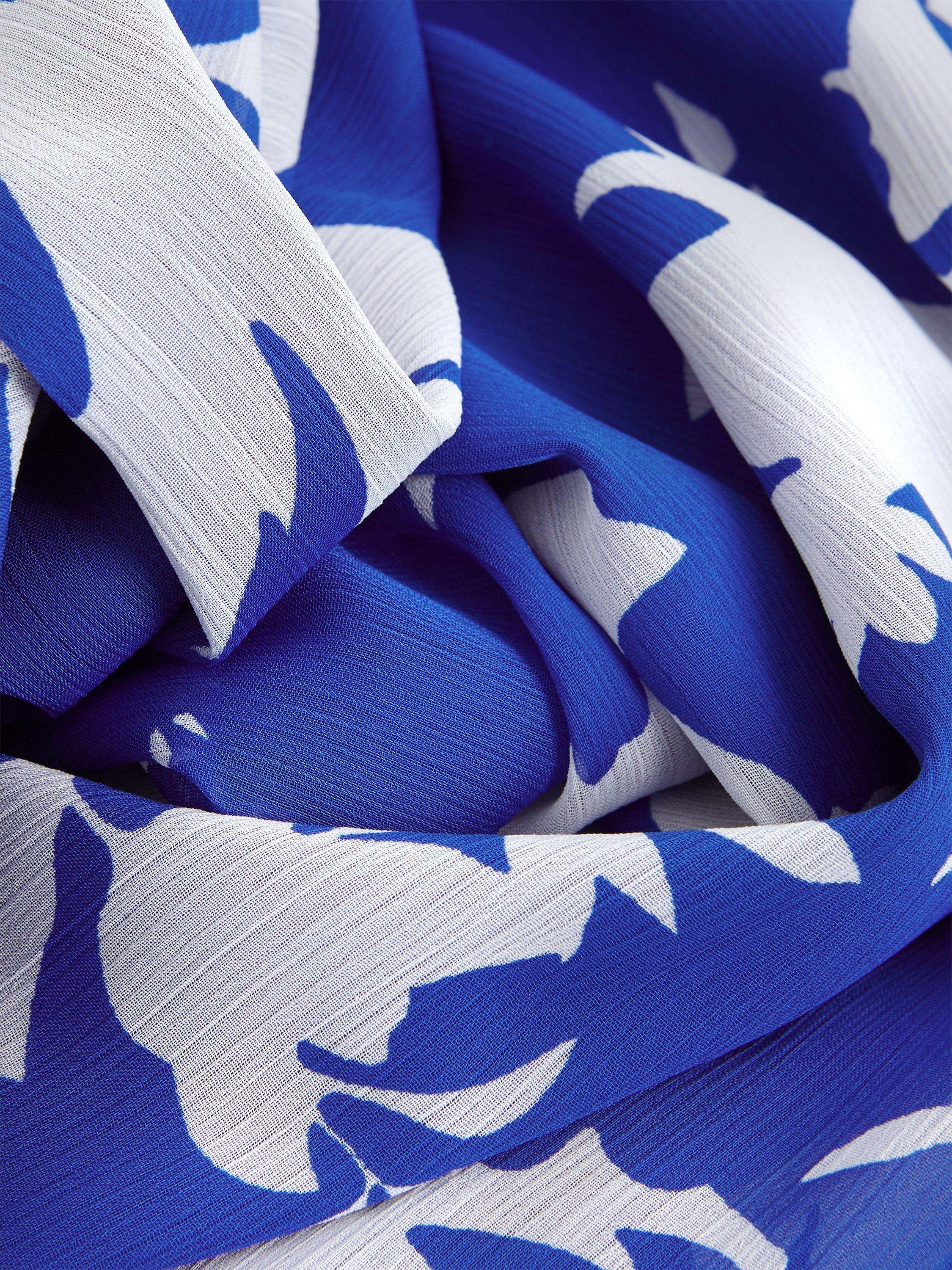 Product image 6 of 6, which shows Hobbs Madeline Dress, Blue Ivory, 10
