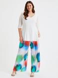 Scarlett & Jo Circles Lounge Trousers, Ivory/Multi