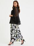 Scarlett & Jo Floral Print Wide Leg Trousers, Multi