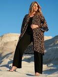 Live Unlimited Curve Leopard Print Kimono, Multi, Multi