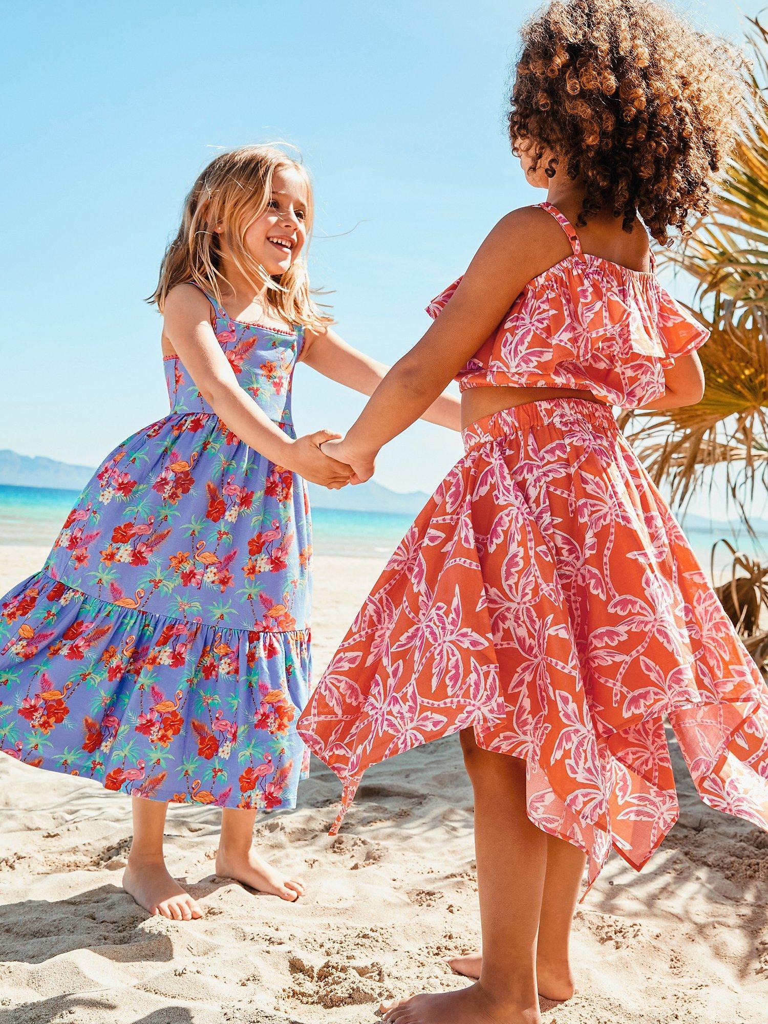 Kids flamingo dressing gown best sale