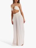 South Beach Crinkle Wide Leg Beach Trousers