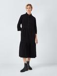 Barbour Tomorrow's Archive Lucia Corduroy Midi Dress, Black