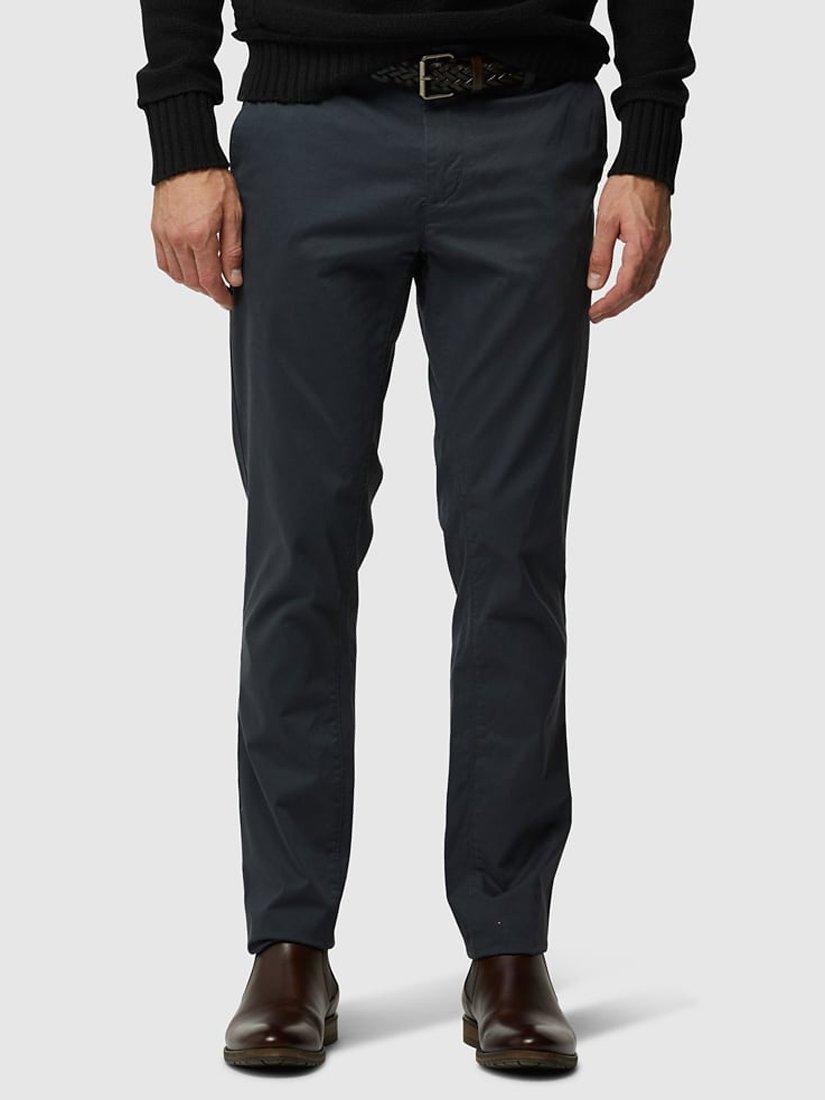 Rodd & Gunn Gunn Slim Fit Stretch Soft Cotton Chino Trousers, Bluestone