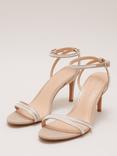 Phase Eight Embellished High Heel Sandals, Beige