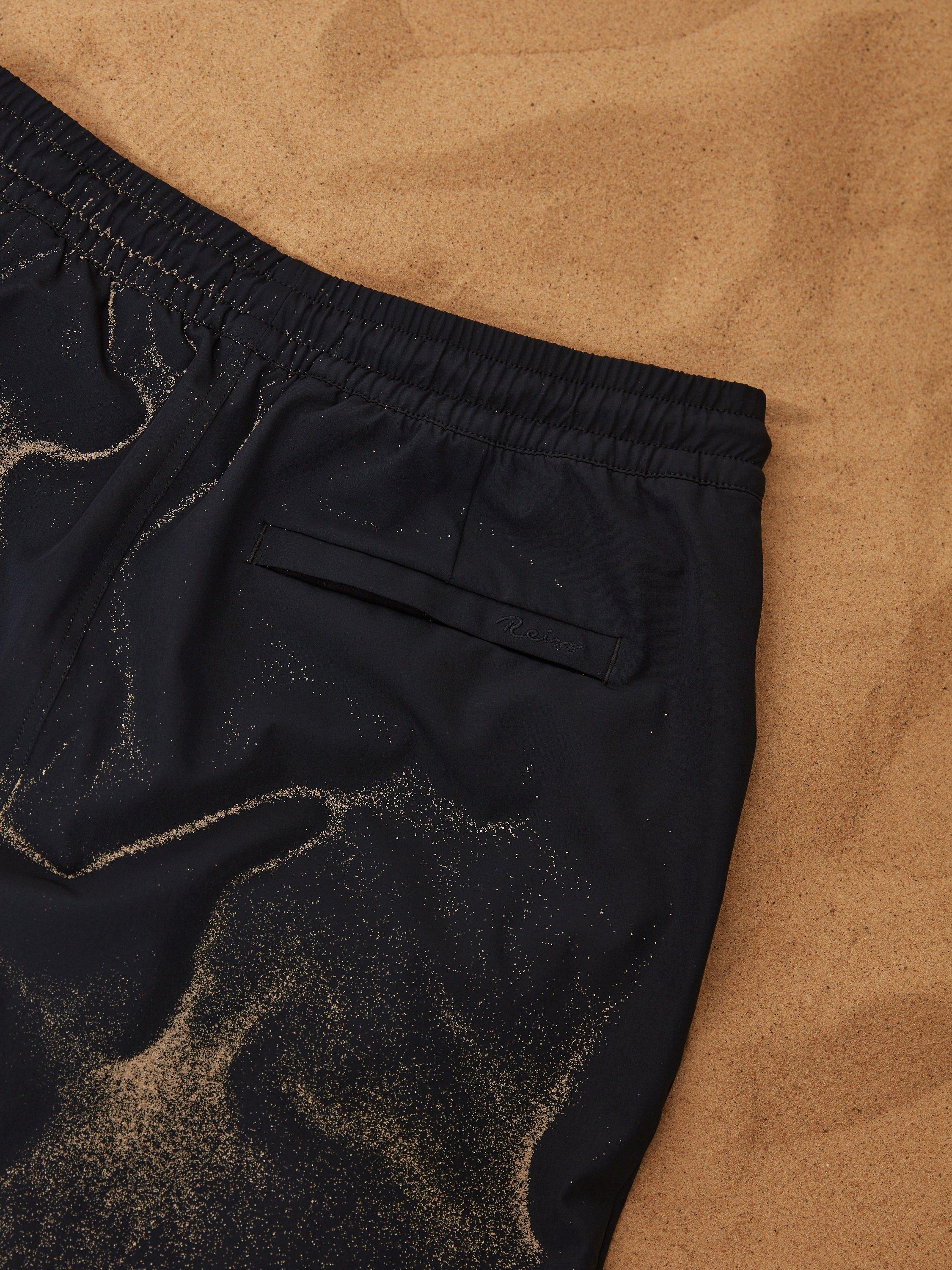 Product image 5 of 5, which shows Reiss Shore Drawstring Swim Shorts, Navy, XS