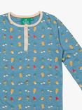 Little Green Radicals Baby Summer Days Long Sleeve T-Shirt, Corn Silk Blue