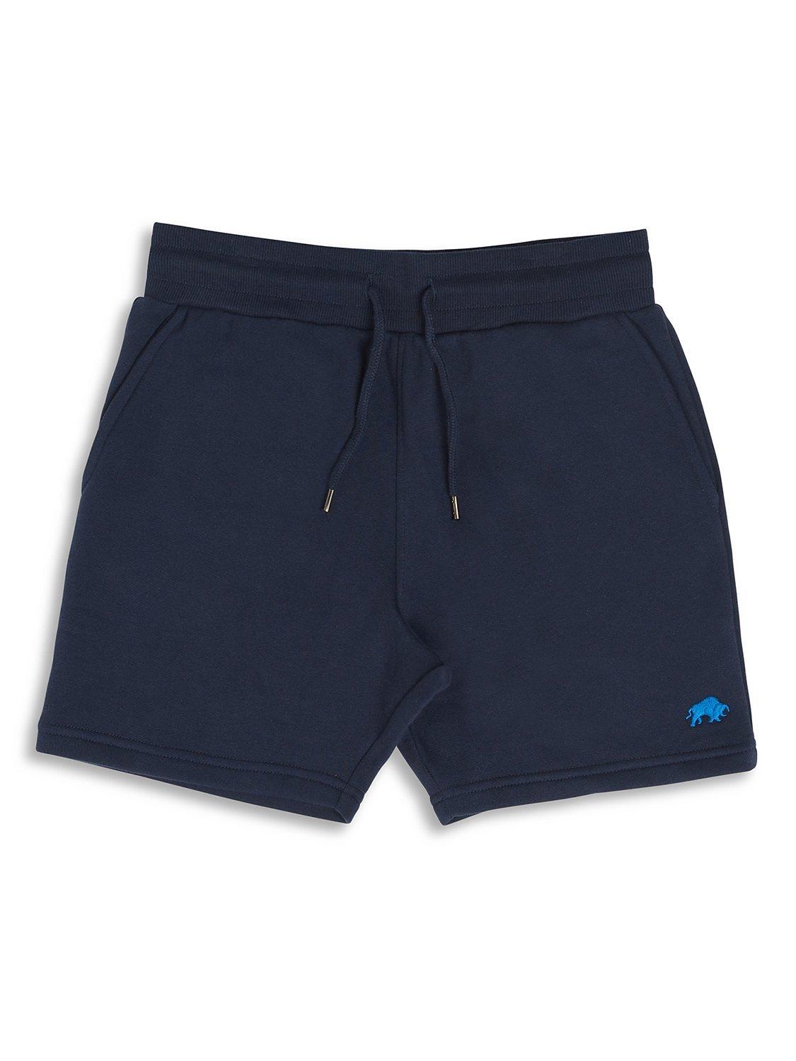 Product image 1 of 4, which shows Raging Bull Kids' Cotton Sweat Shorts, Navy, 5-6 years