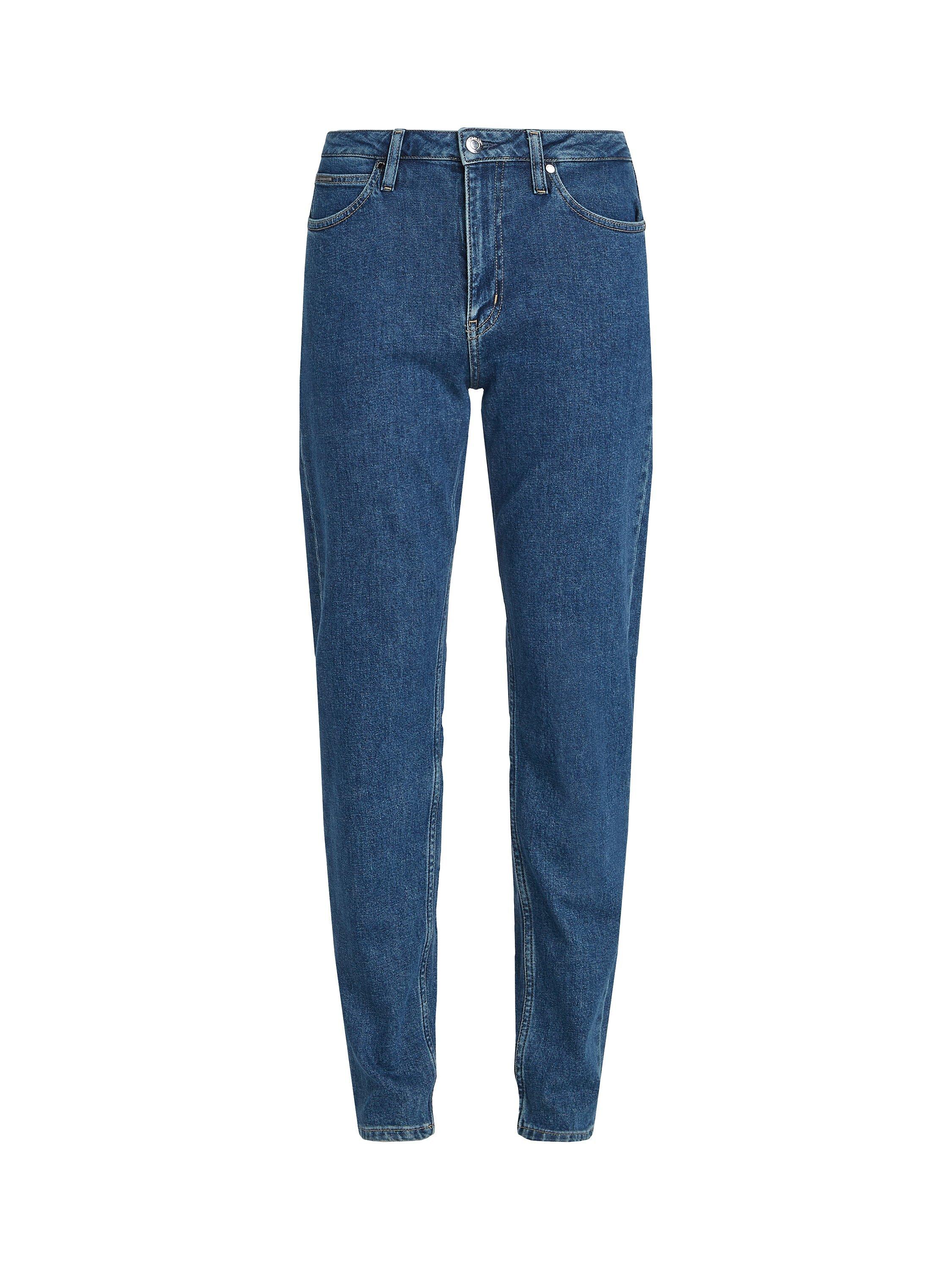 Calvin Klein Mid Rise Slim Fit Jeans, Denim Medium Blue