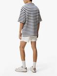 J.Lindeberg Tiro Resort Stripe Shirt, Blue/White