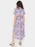 Saint Tropez Blanca Abstract Print Midi Shirt Dress, Pink/Multi