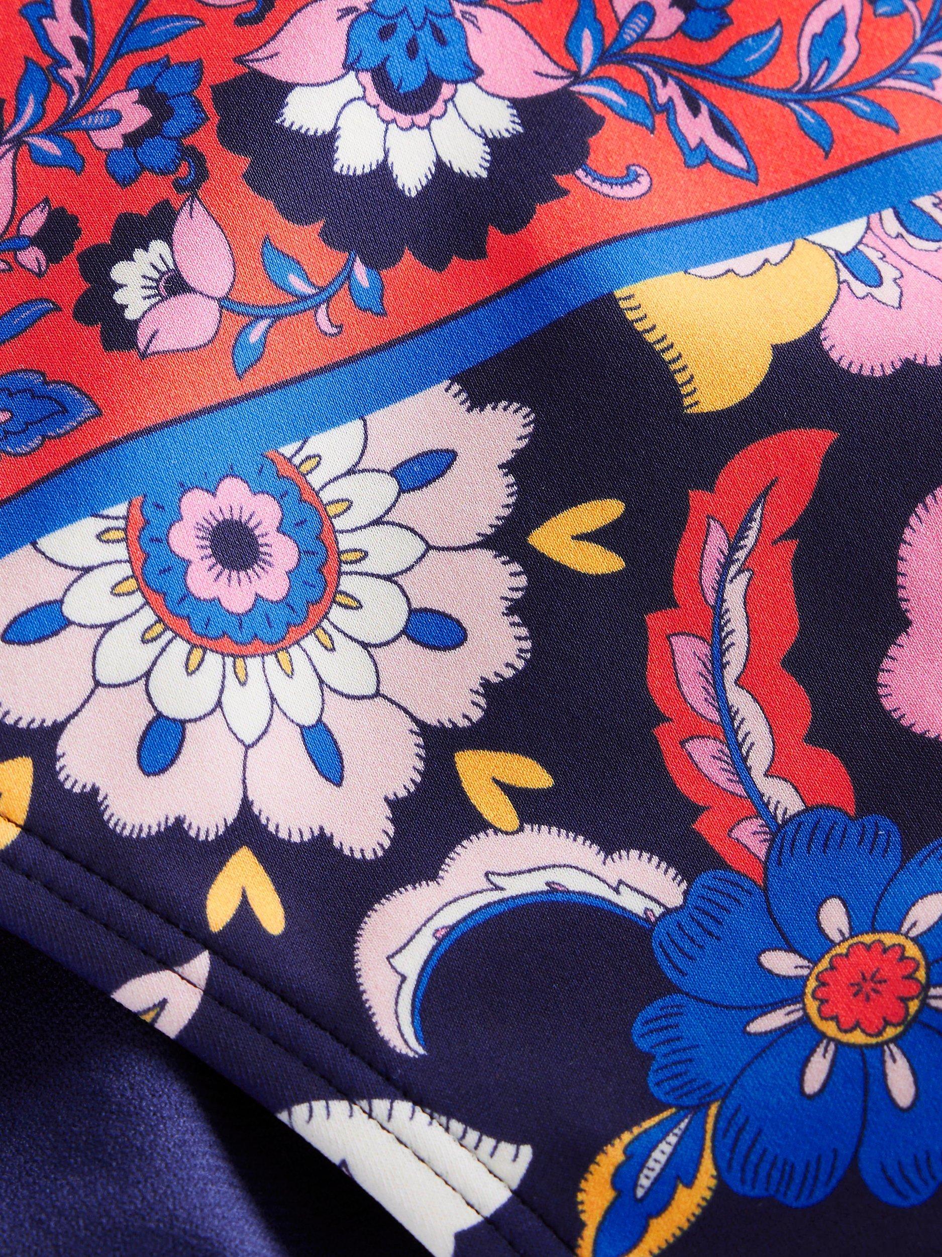Product image 6 of 6, which shows Boden Floral Print Bikini Bottoms, Multi, 14