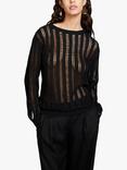 SISLEY Open Knit Cotton Blend Jumper