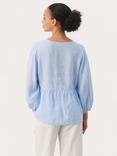 Part Two Gwendina Windsurfer Embroidery Linen Blouse