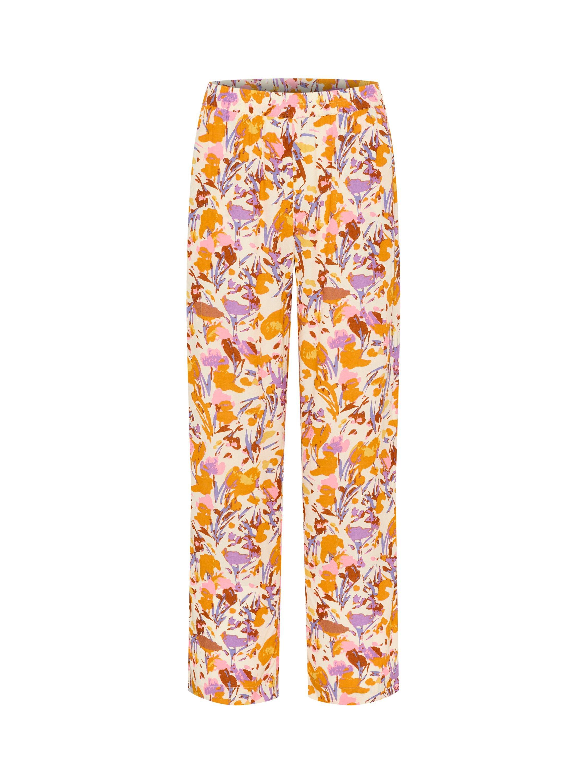 Saint Tropez Eiko Floral Print Trousers, Multi