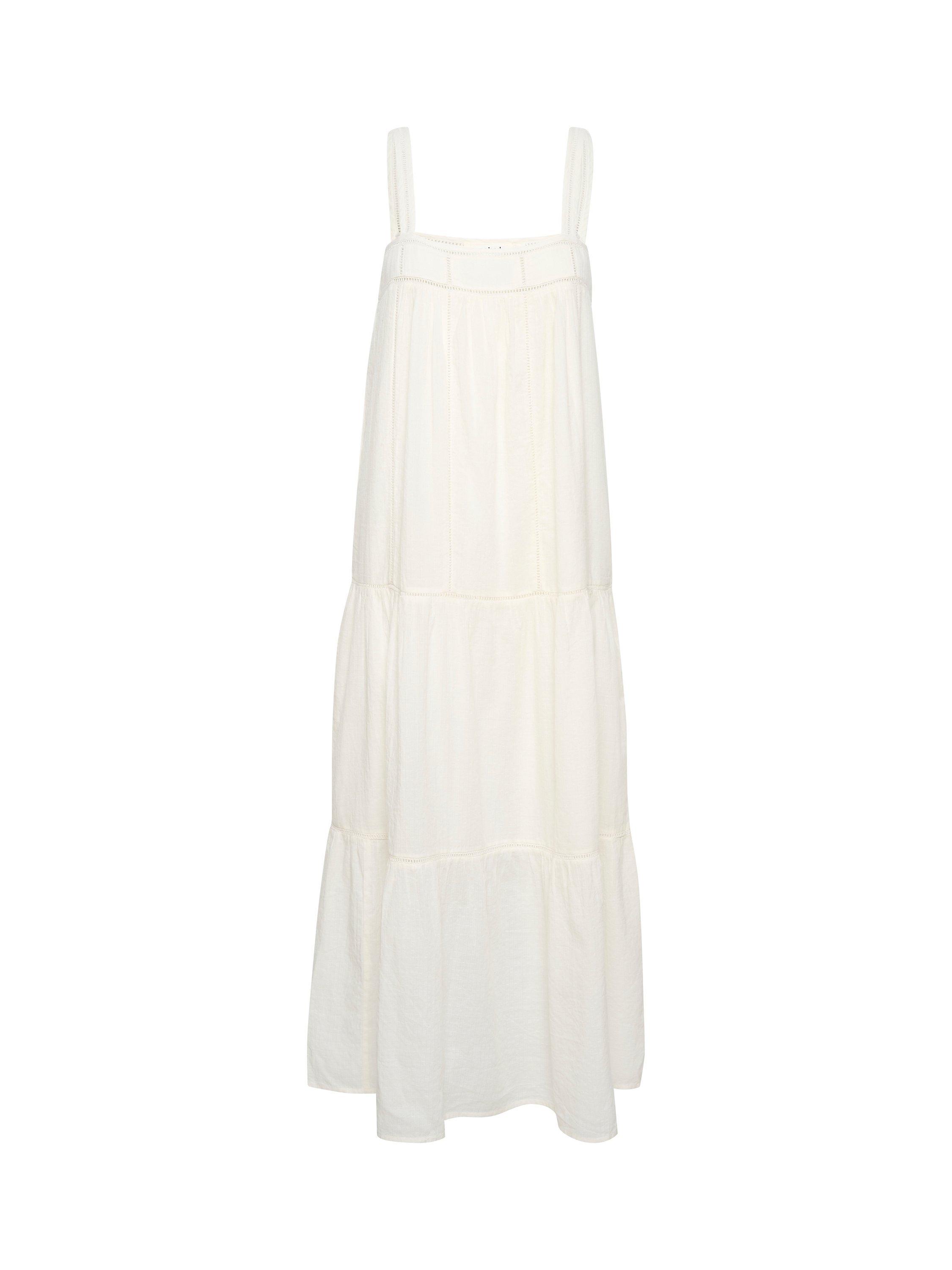 Soaked In Luxury Olivie Sleeveless A Line Maxi Dress Whisper White