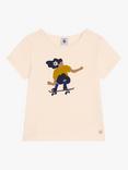 Petit Bateau Kids' Skateboard Graphic T-Shirt, Avalanche/Multi