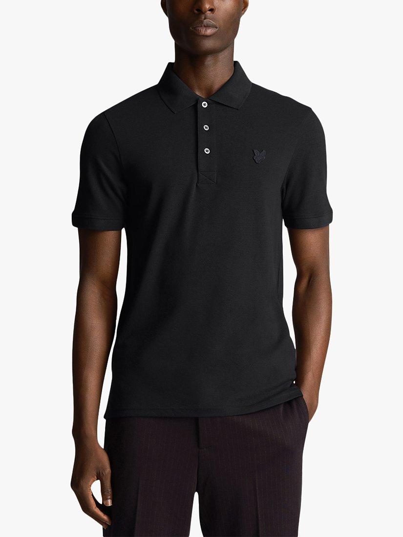 Lyle & Scott Tonal Logo Short Sleeve Polo Shirt