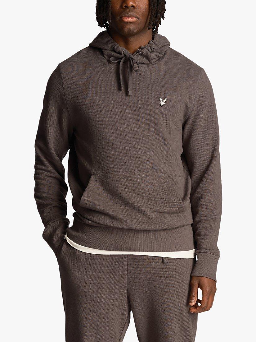 Lyle & Scott Loopback Utility Hoodie, Brown, S