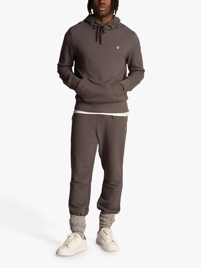 Lyle & Scott Loopback Utility Hoodie, Brown, S