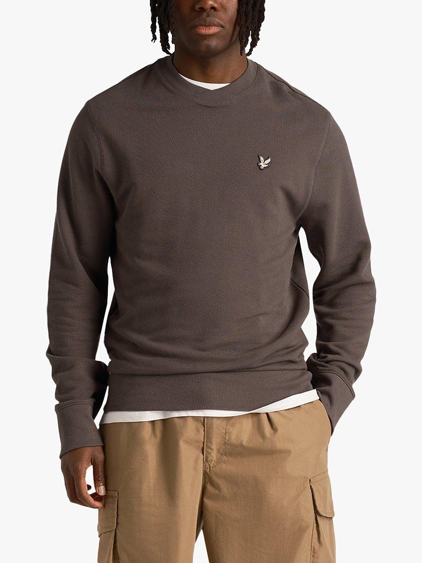 Product image 1 of 5, which shows Lyle & Scott Loopback Utility Sweatshirt, X009 Terra Nova, S