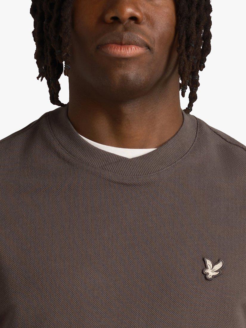Product image 5 of 5, which shows Lyle & Scott Loopback Utility Sweatshirt, X009 Terra Nova, S