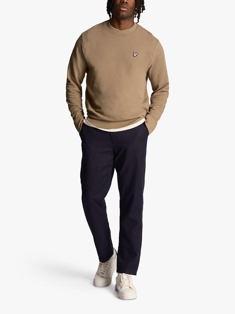 Product image 4 of 5, which shows Lyle & Scott Loopback Utility Sweatshirt, W837 Woolwich, S
