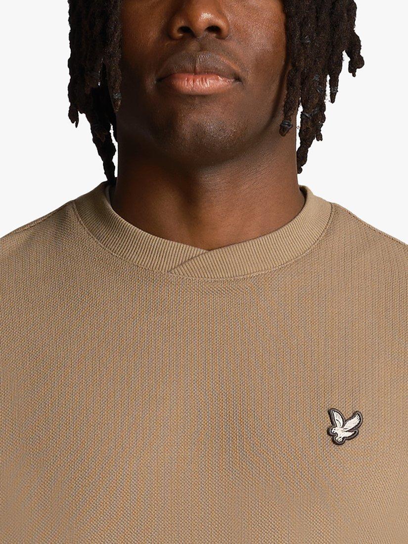Product image 5 of 5, which shows Lyle & Scott Loopback Utility Sweatshirt, W837 Woolwich, S