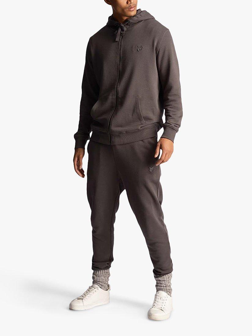 Product image 4 of 5, which shows Lyle & Scott Tonal Logo Joggers, W635 Gunmetal, XS