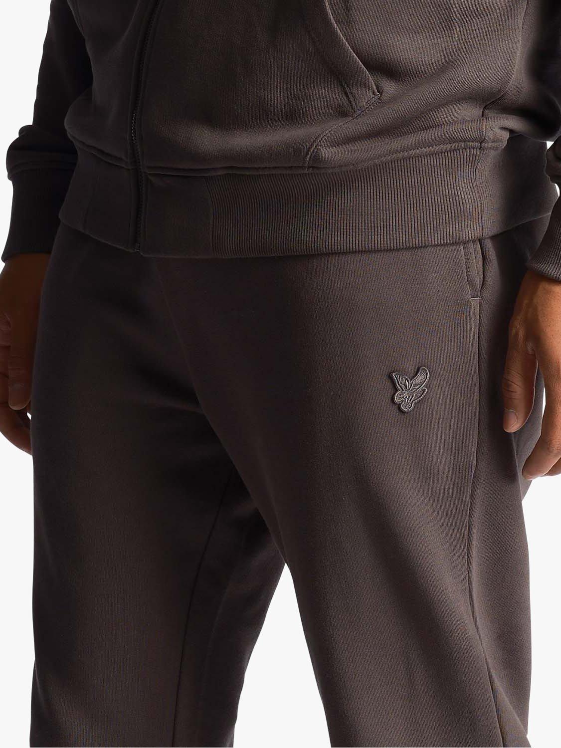Product image 5 of 5, which shows Lyle & Scott Tonal Logo Joggers, W635 Gunmetal, XS