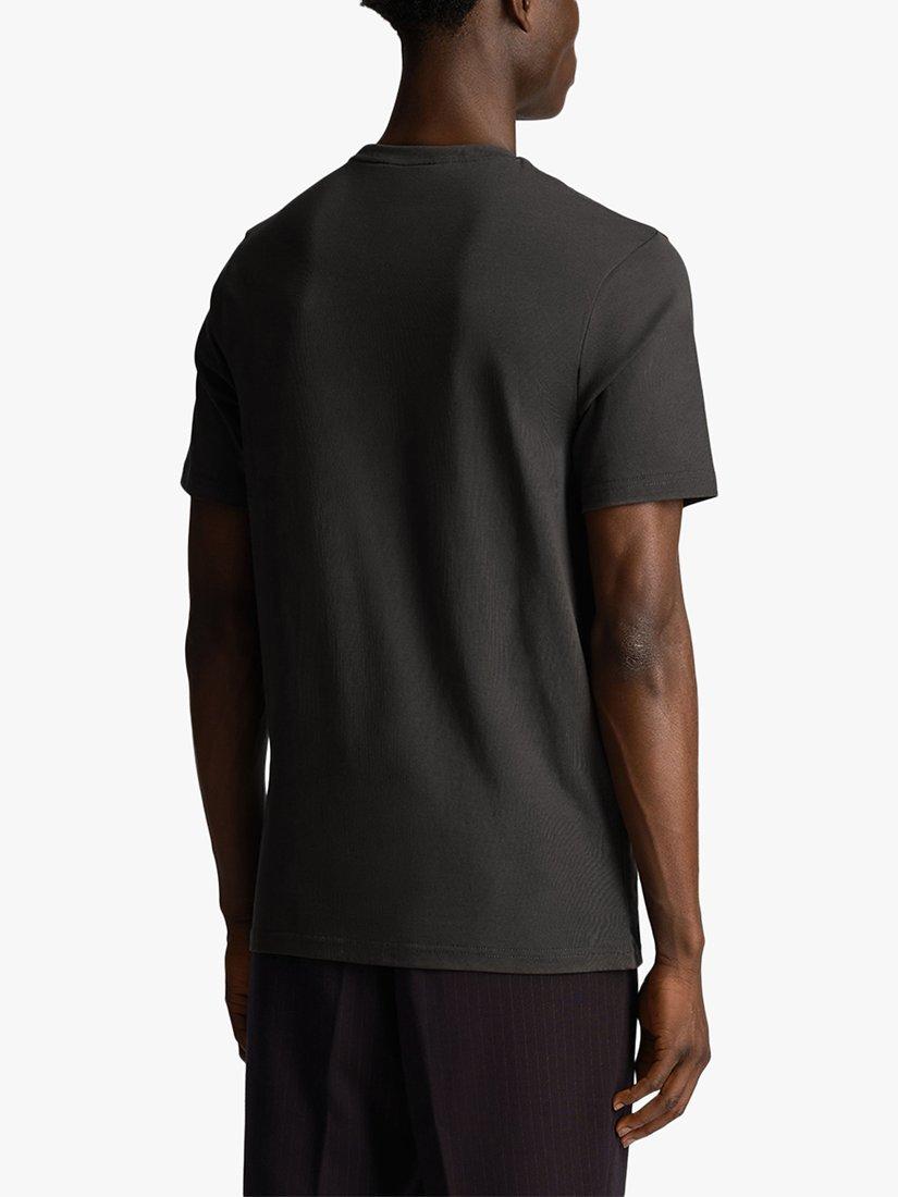 Product image 2 of 5, which shows Lyle & Scott Tonal Logo Short Sleeve T-Shirt, W635 Gunmetal, XS