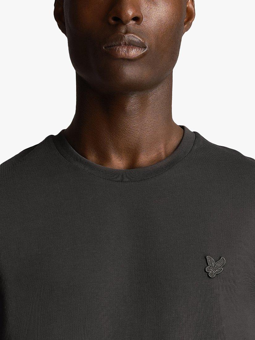 Product image 5 of 5, which shows Lyle & Scott Tonal Logo Short Sleeve T-Shirt, W635 Gunmetal, XS