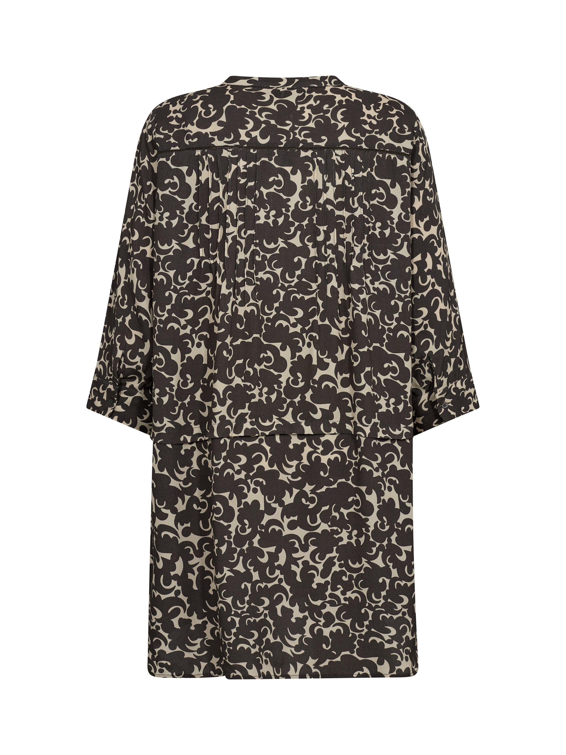 Product image 3 of 3, which shows MOS MOSH Rora Vida Mono V Neck Mini Dress, Slate Black, XS