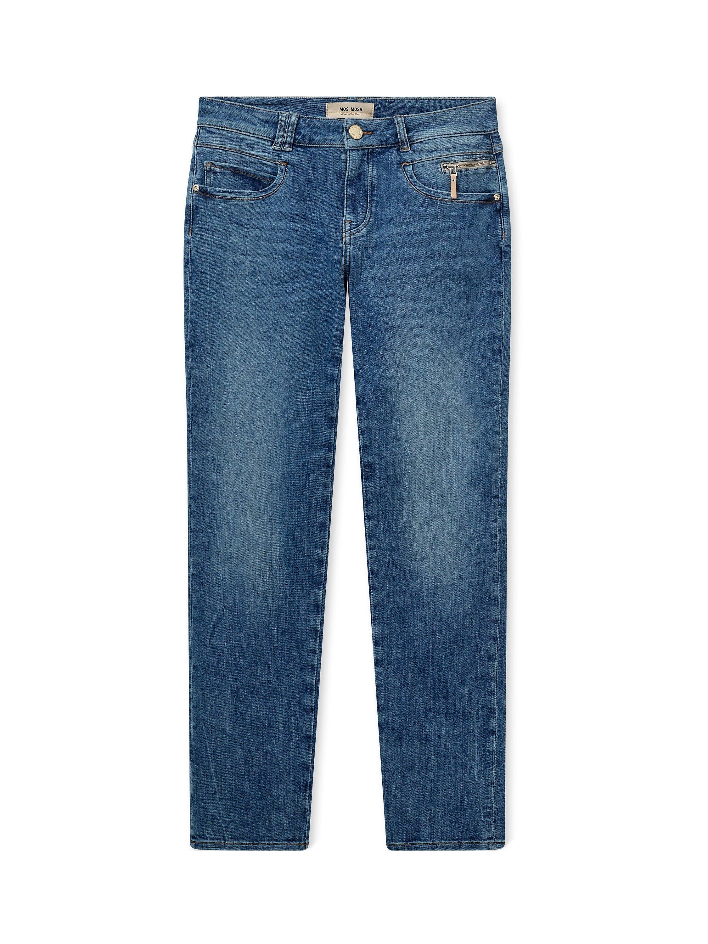 Product image 2 of 3, which shows MOS MOSH Carla Naomi Jeans, Blue, 26R