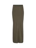 MOS MOSH Bias Solida Maxi Skirt, Dusty Olive