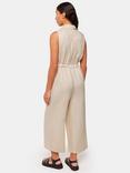 Whistles Bella Linen Wrap Neck Jumpsuit