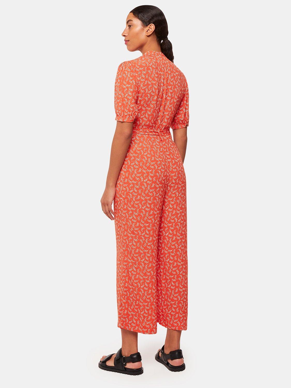 Product image 2 of 5, which shows Whistles Ditsy Floral Print Jumpsuit, Multi, 18