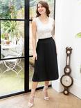 HotSquash Pleated Midi Skirt